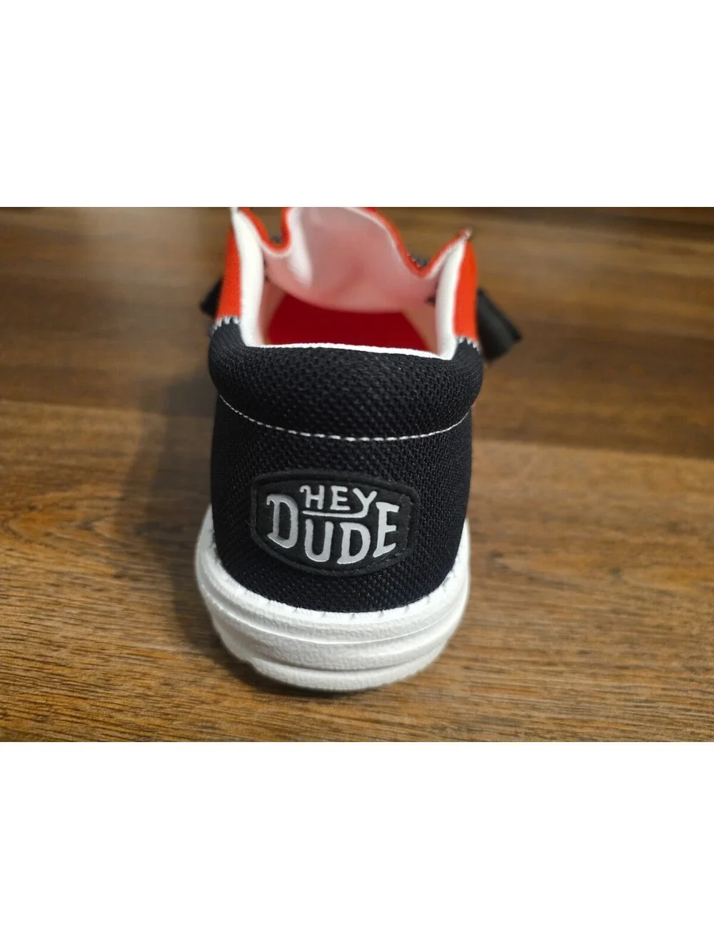 Hey Dude Wally Tri Ohio State Slip On Mens 10 White Red Black Buckeyes Football